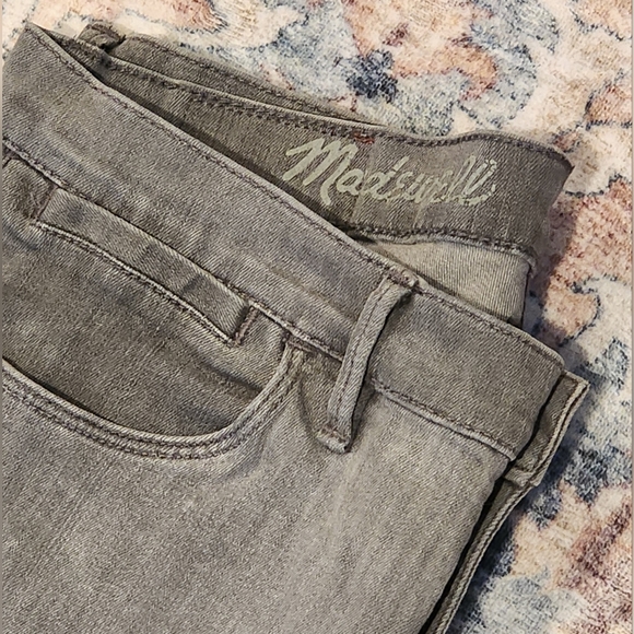 Madewell Skinny Skinny Ankle Jeans Thundercloud Gray Size 29 - Picture 2 of 13